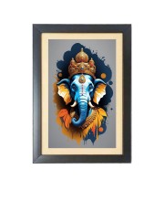 Beautiful Beautiful TheGanesh Photo Frame - 11x15 Inch Black 1-Inch Frame with Mount Paper - Perfect for Home Decor, Living Room & Office