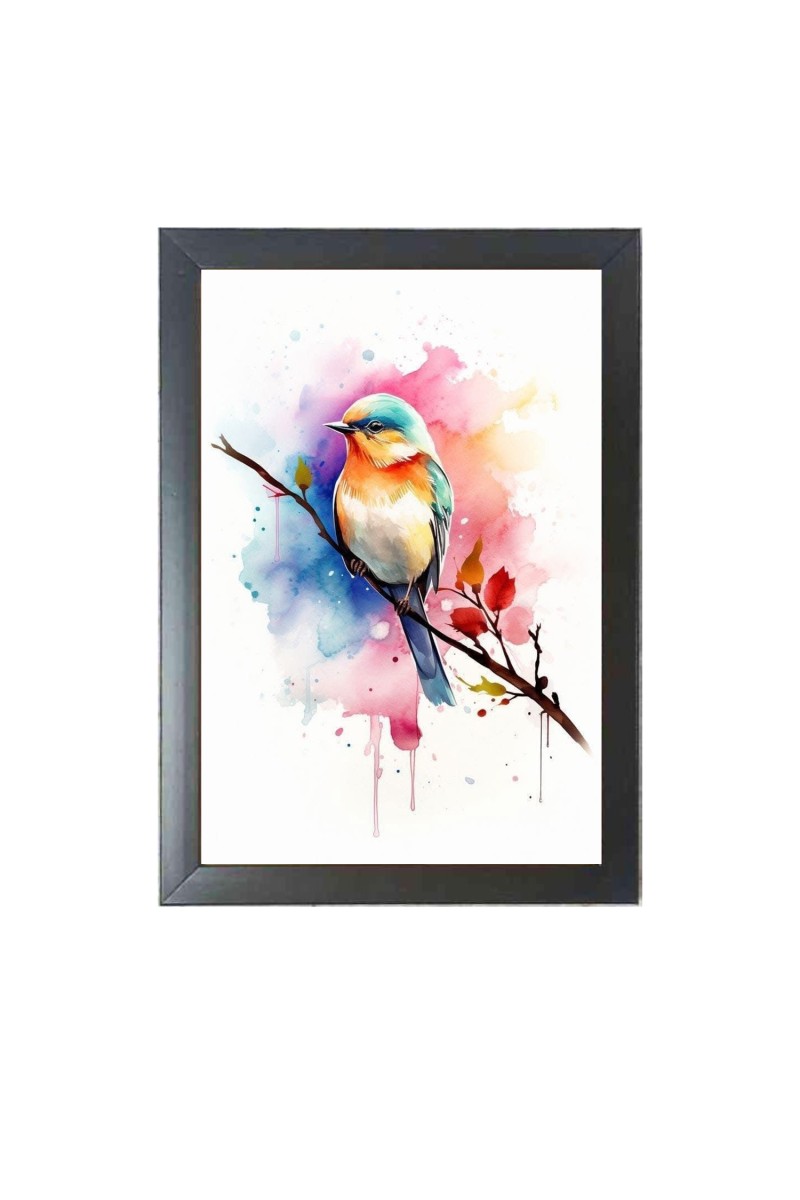 Beautiful Beautiful Bird Photo Frame - 11x15 Inch Black 1-Inch Frame with Mount Paper - Perfect for Home Decor, Living Room & Office