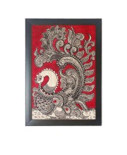 Beautiful Beautiful Peacock Photo Frame - 11x15 Inch Black 1-Inch Frame with Mount Paper - Perfect for Home Decor, Living Room & Office