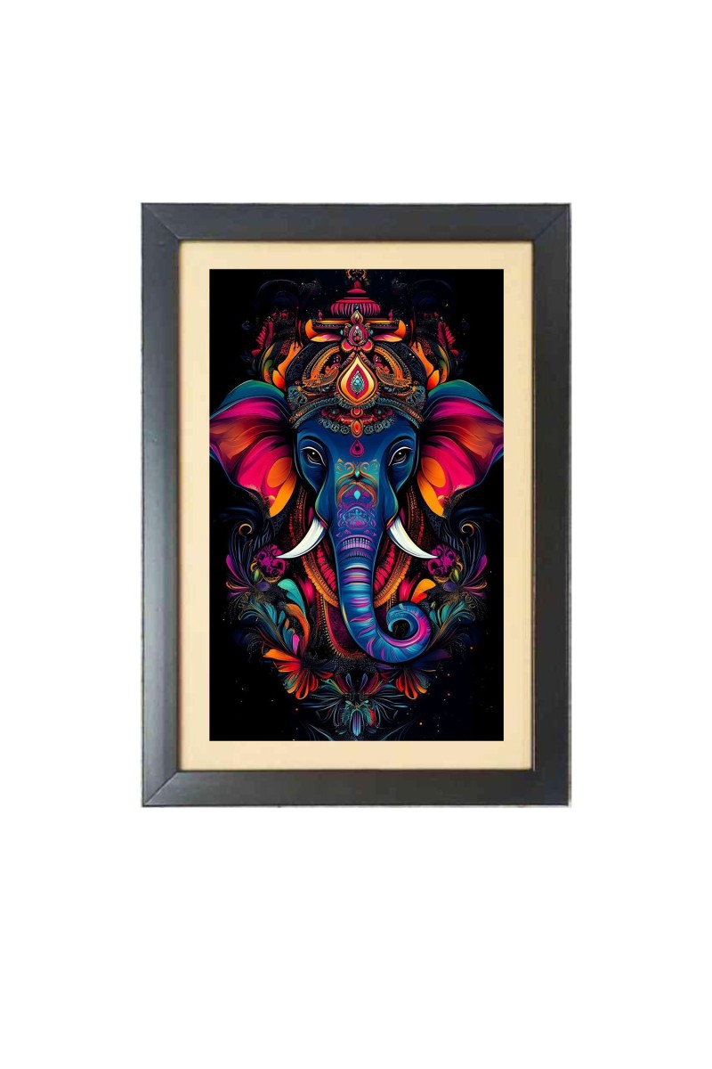 Beautiful Beautiful TheGanesh Photo Frame - 11x15 Inch Black 1-Inch Frame with Mount Paper - Perfect for Home Decor, Living Room & Office