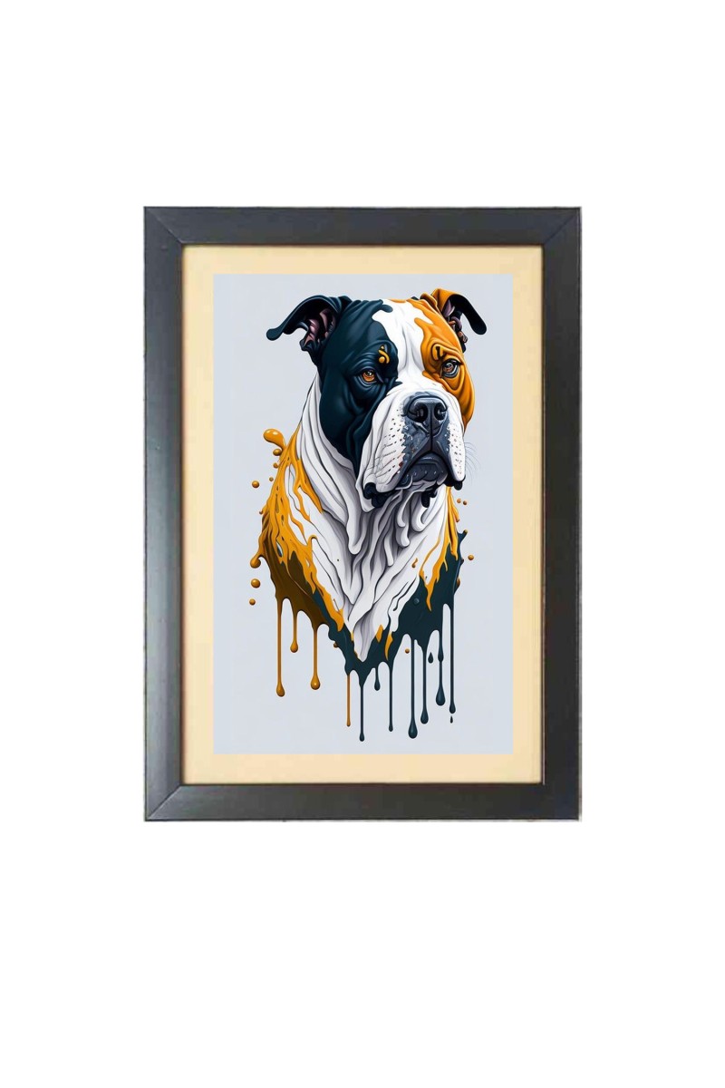 Beautiful Beautiful Dog Photo Frame - 11x15 Inch Black 1-Inch Frame with Mount Paper - Perfect for Home Decor, Living Room & Office