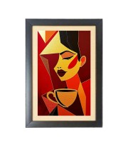 Beautiful Beautiful Abstract Art Photo Frame - 11x15 Inch Black 1-Inch Frame with Mount Paper - Perfect for Home Decor, Living Room & Office