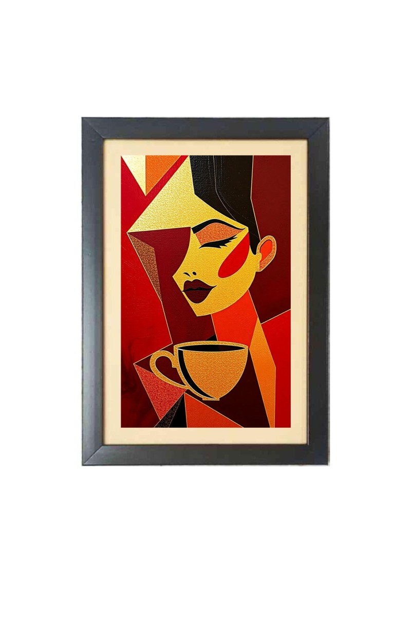 Beautiful Beautiful Abstract Art Photo Frame - 11x15 Inch Black 1-Inch Frame with Mount Paper - Perfect for Home Decor, Living Room & Office