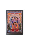 Beautiful Beautiful Madhubani Art Photo Frame - 11x15 Inch Black 1-Inch Frame with Mount Paper - Perfect for Home Decor, Living Room & Office
