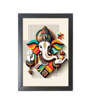 Beautiful Beautiful TheGanesh Photo Frame - 11x15 Inch Black 1-Inch Frame with Mount Paper - Perfect for Home Decor, Living Room & Office