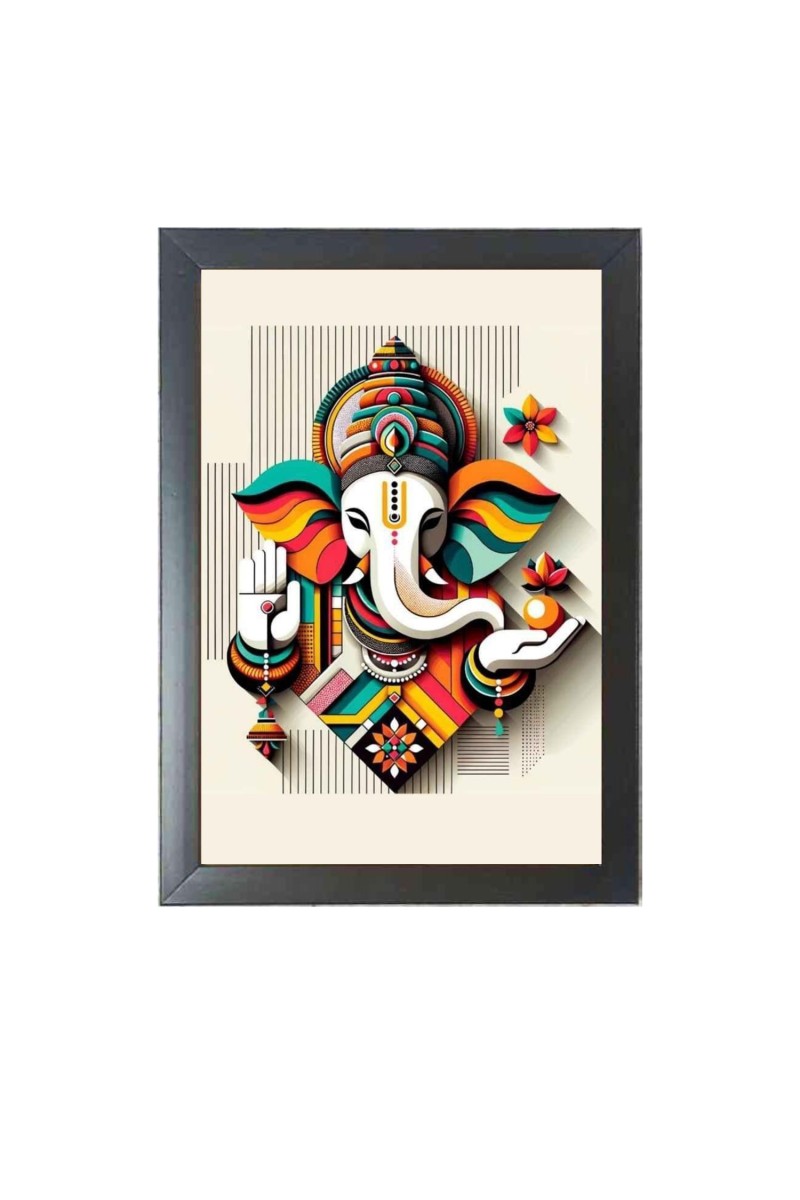 Beautiful Beautiful TheGanesh Photo Frame - 11x15 Inch Black 1-Inch Frame with Mount Paper - Perfect for Home Decor, Living Room & Office