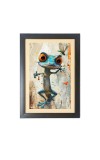 Beautiful Beautiful Frog Photo Frame - 11x15 Inch Black 1-Inch Frame with Mount Paper - Perfect for Home Decor, Living Room & Office