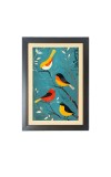 Beautiful Beautiful Birds Photo Frame - 11x15 Inch Black 1-Inch Frame with Mount Paper - Perfect for Home Decor, Living Room & Office Beautiful Beautiful Birds Photo Frame - 11x15 Inch Black 1-Inch Frame with Mount Paper - Perfect for Home Decor, Living Room & Office