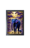 Beautiful Beautiful Elephant Photo Frame - 11x15 Inch Black 1-Inch Frame with Mount Paper - Perfect for Home Decor, Living Room & Office
