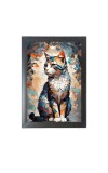 Beautiful Beautiful Cat Photo Frame - 11x15 Inch Black 1-Inch Frame with Mount Paper - Perfect for Home Decor, Living Room & Office