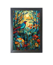 Beautiful Beautiful Bird Photo Frame - 11x15 Inch Black 1-Inch Frame with Mount Paper - Perfect for Home Decor, Living Room & Office