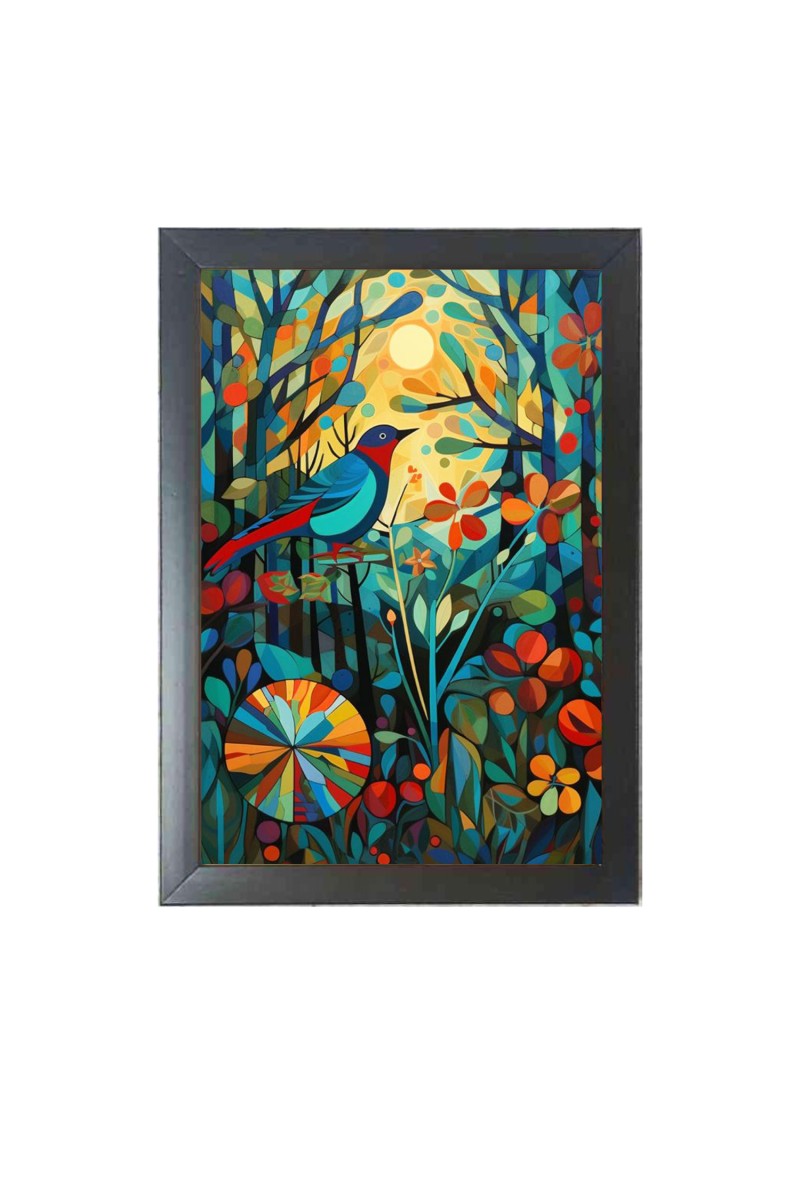 Beautiful Beautiful Bird Photo Frame - 11x15 Inch Black 1-Inch Frame with Mount Paper - Perfect for Home Decor, Living Room & Office