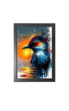 Beautiful Beautiful Bird Photo Frame - 11x15 Inch Black 1-Inch Frame with Mount Paper - Perfect for Home Decor, Living Room & Office