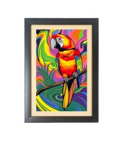 Beautiful Beautiful Bird Photo Frame - 11x15 Inch Black 1-Inch Frame with Mount Paper - Perfect for Home Decor, Living Room & Office