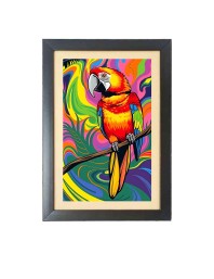 Beautiful Beautiful Bird Photo Frame - 11x15 Inch Black 1-Inch Frame with Mount Paper - Perfect for Home Decor, Living Room & Office