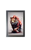 Beautiful Beautiful Lion Photo Frame - 11x15 Inch Black 1-Inch Frame with Mount Paper - Perfect for Home Decor, Living Room & Office Beautiful Beautiful Lion Photo Frame - 11x15 Inch Black 1-Inch Frame with Mount Paper - Perfect for Home Decor, Living Room & Office