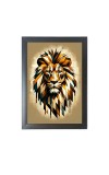 Beautiful Beautiful Lion Photo Frame - 11x15 Inch Black 1-Inch Frame with Mount Paper - Perfect for Home Decor, Living Room & Office Beautiful Beautiful Lion Photo Frame - 11x15 Inch Black 1-Inch Frame with Mount Paper - Perfect for Home Decor, Living Room & Office