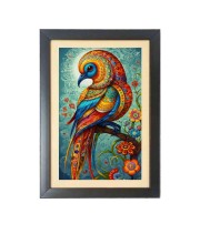 Beautiful Beautiful Bird Photo Frame - 11x15 Inch Black 1-Inch Frame with Mount Paper - Perfect for Home Decor, Living Room & Office