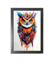 Beautiful Beautiful Owl Photo Frame - 11x15 Inch Black 1-Inch Frame with Mount Paper - Perfect for Home Decor, Living Room & Office