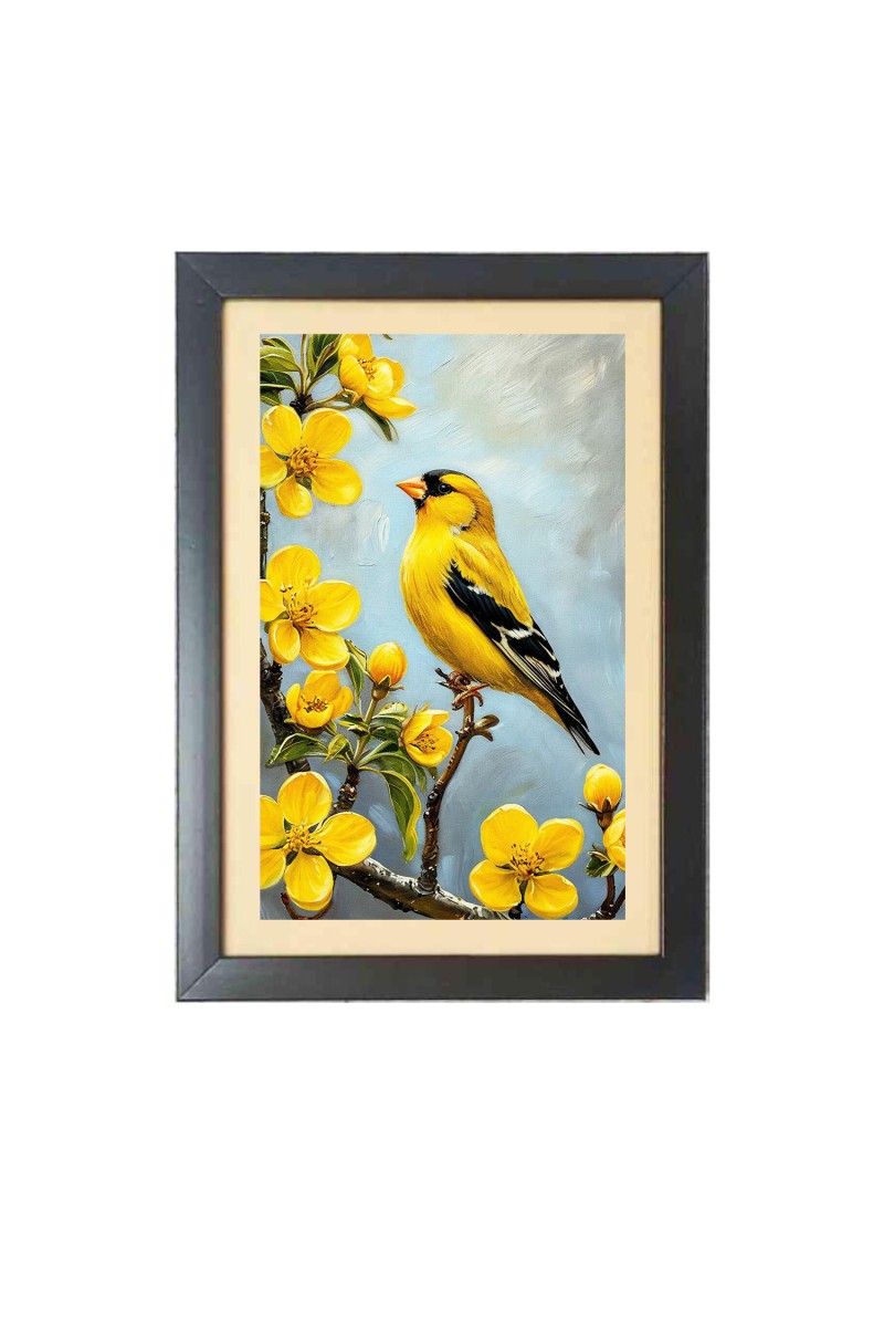 Beautiful Beautiful Bird Photo Frame - 11x15 Inch Black 1-Inch Frame with Mount Paper - Perfect for Home Decor, Living Room & Office