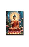 Buddha Laminated Photo  - 5x7 Inches, Divine Blessings for Home & Office and Temple Decoration