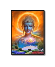 Buddha Laminated Photo - 5x7 Inches, Divine Blessings for Home & Office and Temple Decoration Buddha Laminated Photo - 5x7 Inches, Divine Blessings for Home & Office and Temple Decoration