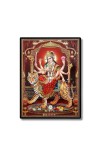 Maa Durga Laminated Photo  - 5x7 Inches, Divine Blessings for Home & Office and Temple Decoration