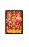 Maa Lakshmi Maa Saraswati & Ganesha Laminated Photo - 5x7 Inches, Divine Blessings for Home & Office and Temple Decoration Maa Lakshmi Maa Saraswati & Ganesha Laminated Photo - 5x7 Inches, Divine Blessings for Home & Office and Temple Decoration