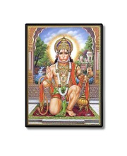Sri Hanuman Laminated Photo  - 5x7 Inches, Divine Blessings for Home & Office and Temple Decoration