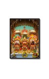 Lord Jagannath Laminated Photo  - 5x7 Inches, Divine Blessings for Home & Office and Temple Decoration
