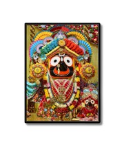 Lord Jagannath Laminated Photo  - 5x7 Inches, Divine Blessings for Home & Office and Temple Decoration