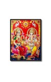Lakshmi & Lord Ganesh Laminated Photo - 5x7 Inches, Divine Blessings for Home & Office and Temple Decoration Lakshmi & Lord Ganesh Laminated Photo - 5x7 Inches, Divine Blessings for Home & Office and Temple Decoration
