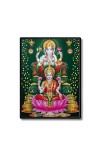 Lakshmi & Lord Ganesh Laminated Photo - 5x7 Inches, Divine Blessings for Home & Office and Temple Decoration Lakshmi & Lord Ganesh Laminated Photo - 5x7 Inches, Divine Blessings for Home & Office and Temple Decoration