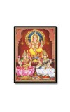 Maa Lakshmi Maa Saraswati & Lord Ganesh Laminated Photo - 5x7 Inches, Divine Blessings for Home & Office and Temple Decoration Maa Lakshmi Maa Saraswati & Lord Ganesh Laminated Photo - 5x7 Inches, Divine Blessings for Home & Office and Temple Decoration