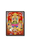 Maa Lakshmi Maa Saraswati & Lord Ganesh Laminated Photo - 5x7 Inches, Divine Blessings for Home & Office and Temple Decoration Maa Lakshmi Maa Saraswati & Lord Ganesh Laminated Photo - 5x7 Inches, Divine Blessings for Home & Office and Temple Decoration
