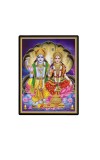 Lord Vishnu & Maa Lakshmi Laminated Photo - 5x7 Inches, Divine Blessings for Home & Office and Temple Decoration Lord Vishnu & Maa Lakshmi Laminated Photo - 5x7 Inches, Divine Blessings for Home & Office and Temple Decoration