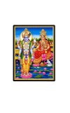Lord Vishnu & Maa Lakshmi Laminated Photo - 5x7 Inches, Divine Blessings for Home & Office and Temple Decoration Lord Vishnu & Maa Lakshmi Laminated Photo - 5x7 Inches, Divine Blessings for Home & Office and Temple Decoration