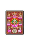 AshtaMaa Lakshmi Laminated Photo - 5x7 Inches, Divine Blessings for Home & Office and Temple Decoration AshtaMaa Lakshmi Laminated Photo - 5x7 Inches, Divine Blessings for Home & Office and Temple Decoration