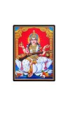 Maa Saraswati Laminated Photo - 5x7 Inches, Divine Blessings for Home & Office and Temple Decoration Maa Saraswati Laminated Photo - 5x7 Inches, Divine Blessings for Home & Office and Temple Decoration