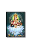 Maa Saraswati Laminated Photo  - 5x7 Inches, Divine Blessings for Home & Office and Temple Decoration