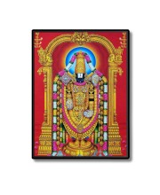 Lord Lord Tirupati Balaji Laminated Photo  - 5x7 Inches, Divine Blessings for Home & Office and Temple Decoration