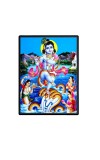 Kaaliya Naag With Baby Sri Krishna Laminated Photo - 5x7 Inches, Divine Blessings for Home & Office and Temple Decoration Kaaliya Naag With Baby Sri Krishna Laminated Photo - 5x7 Inches, Divine Blessings for Home & Office and Temple Decoration