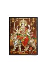 Maa Durga Laminated Photo  - 5x7 Inches, Divine Blessings for Home & Office and Temple Decoration