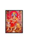 Maa Durga Laminated Photo  - 5x7 Inches, Divine Blessings for Home & Office and Temple Decoration