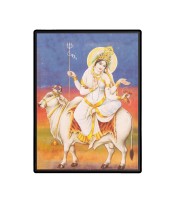 Gauri Ma Laminated Photo  - 5x7 Inches, Divine Blessings for Home & Office and Temple Decoration