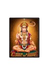 Sri Hanuman Laminated Photo - 5x7 Inches, Divine Blessings for Home & Office and Temple Decoration Sri Hanuman Laminated Photo - 5x7 Inches, Divine Blessings for Home & Office and Temple Decoration