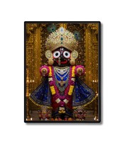 Lord Jagannath Laminated Photo  - 5x7 Inches, Divine Blessings for Home & Office and Temple Decoration