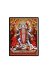 Maa Kali Laminated Photo  - 5x7 Inches, Divine Blessings for Home & Office and Temple Decoration