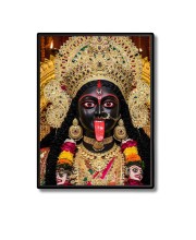 Maa Kali Laminated Photo  - 5x7 Inches, Divine Blessings for Home & Office and Temple Decoration