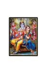 Sri Radha Sri Krishna Laminated Photo - 5x7 Inches, Divine Blessings for Home & Office and Temple Decoration Sri Radha Sri Krishna Laminated Photo - 5x7 Inches, Divine Blessings for Home & Office and Temple Decoration